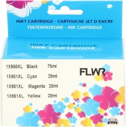 FLWR HP 950XL / 951XL 4-pack zwart en kleur Front box