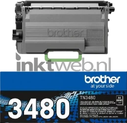 Brother TN-3480 zwart Combined box and product