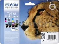 Epson T0715 multipack zwart en kleur