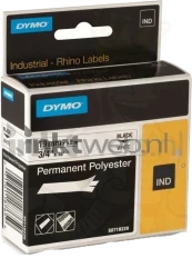 Dymo  S0718220 zwart op wit breedte 19 mm Front box