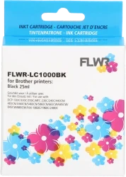 FLWR Brother LC-970BK / LC-1000BK zwart Front box