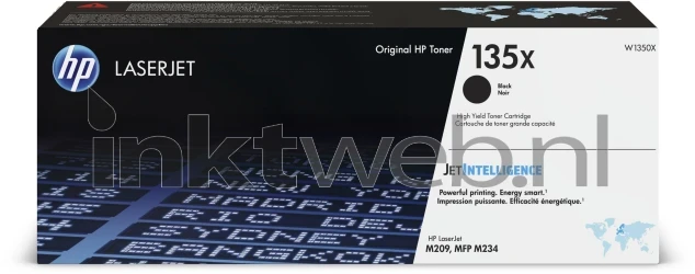 HP 135X zwart Front box