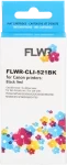 FLWR Canon CLI-521BK zwart