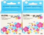 FLWR Canon PG-575XL/CL-576XL Multipack zwart en kleur