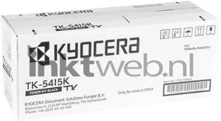 Kyocera Mita TK-5415K zwart Front box