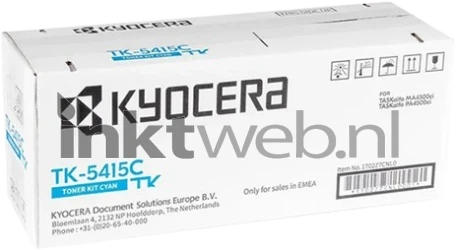 Kyocera Mita TK-5415C cyaan Front box