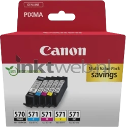 Canon CLI-571 5-pack zwart en kleur Front box