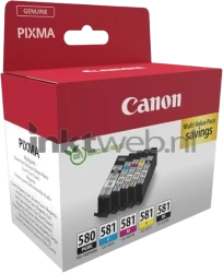 Canon CLI-581 5-Pack zwart en kleur Diverse