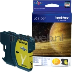 Brother LC-1100Y geel Combined box and product