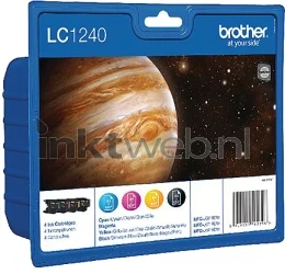 Brother LC-1240 Multipack zwart en kleur Front box