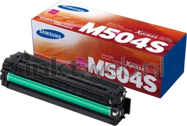 Samsung CLT-M504S magenta Combined box and product