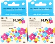 FLWR HP 21XL en 22XL Multipack zwart en kleur